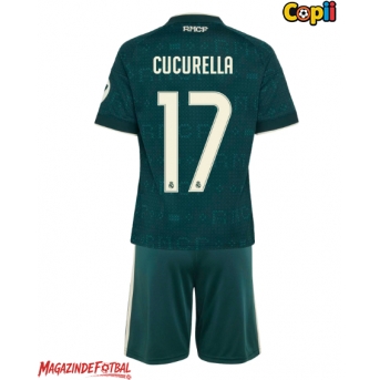 Real Madrid Marc Cucurella #17 Echipament de Fotbal Replică 2026-27 Copii Deplasare (+ Șorturi)